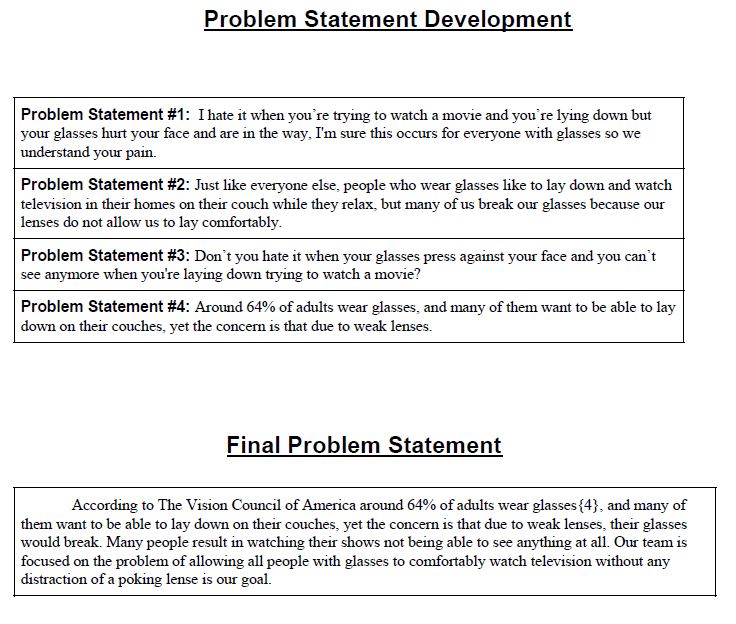 problem statement capstone project